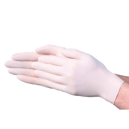 Vguard A33A1, Industrial Glove, 4 mil Palm, Latex, Powder-Free, Small, 1000 PK, Cream A33A11